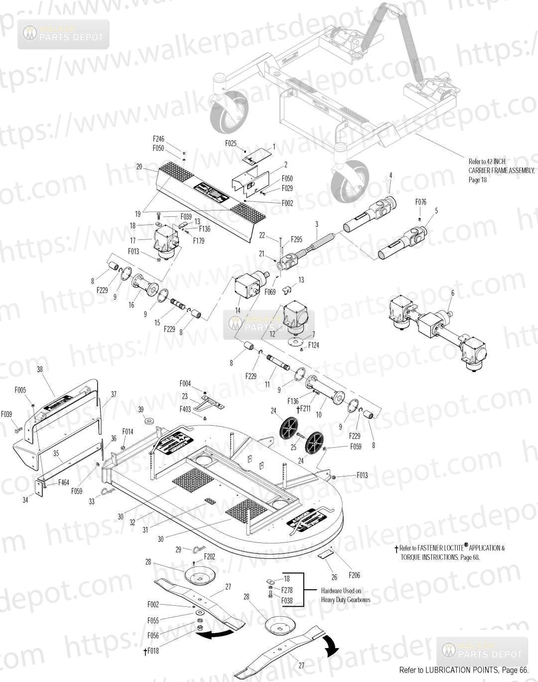 Walker Mower Parts Lookup