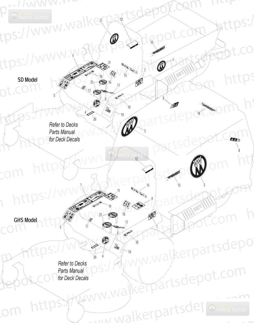 Parts Lookup Walker Parts Depot